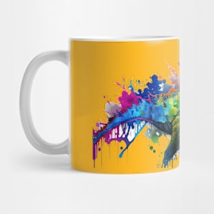 Rainbow T-Rex Mug